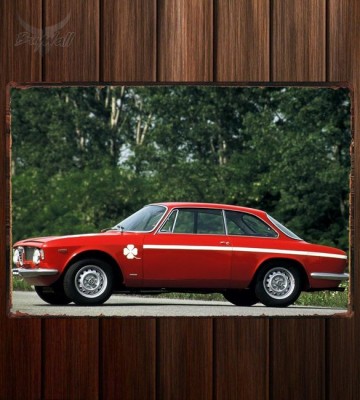 Металлическая табличка Alfa Romeo GTA 1300 Junior (105)